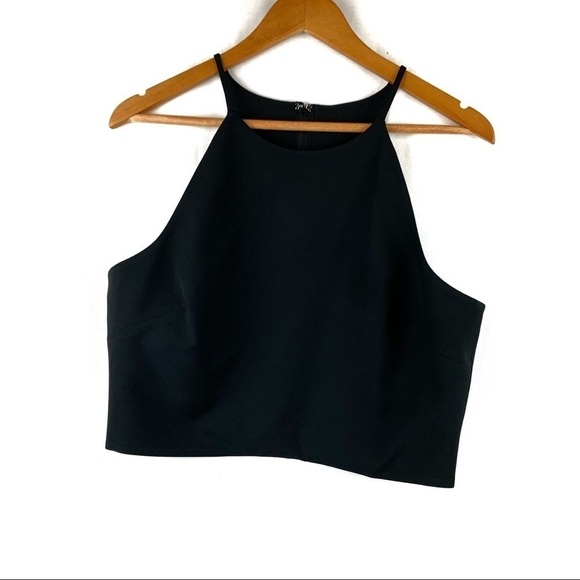 Belle Badgley Mischka Nora crop top, size 12 - Picture 3 of 5